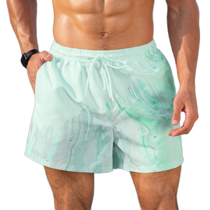 Shorts de bain cargo décontractés pour hommes, séchage rapide, nouvelle collection, respirants, 100 % polyester - Product Image 3