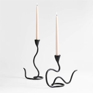 Handmade Iron Candle Holder Contemporary Decorative Accent For Bedroom Living Area And Festive Candle Arrangement Collection - Product Image 4