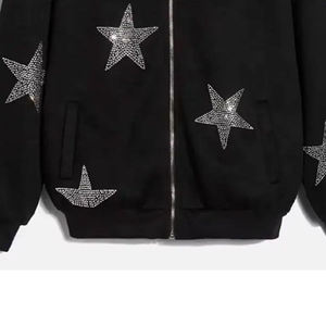 Custom <b>Men's</b> Solid Hooded Lightweight Breathable Casual Full-Length Fleece Jacket Side Pockets Wholesale Cotton <b>Drawstring</b> - Product Image 6