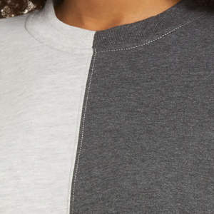 Sudadera de Mujer para Invierno, Dos Tonos, Color Sólido, Cuello Redondo, Manga Larga, Informal, de Alta Calidad, Servicio OEM Personalizado, Transpirable - Product Image 3