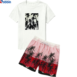 ชุดเซ็ตเสื้อผ้าลำลองใส่สบาย ระบายอากาศได้ดี สำหรับทุกเพศ ผลิตจากโพลีเอสเตอร์ คอลเลคชั่นใหม่ประจำฤดูร้อน รับผลิตตามแบบ ชุดจ็อกเกอร์ไซส์ใหญ่พิเศษสำหรับผู้ชาย - Product Image 4