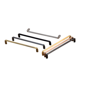 Luxury Brass <b>Cabinet</b> Bar Handles Black/Silver/Copper/<b>Gold</b> Minimalist Design Durable Furniture Hardware for Kitchen Concept Home - Product Image 2