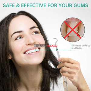 Raspador Dental Manual Profesional, Herramienta de Limpieza Dental, Palillo para Dientes, Acero Inoxidable de Grado Médico Alemán, Agarre Ergonómico - Product Image 3