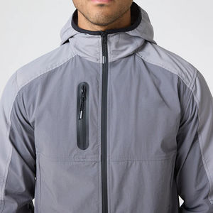 Conjunto de Chaqueta y Pantalones Cortos de Satén Ligero para Hombre, Cortavientos de Invierno, con Logotipo Personalizado Bordado, Ropa Deportiva Urbana - Product Image 6