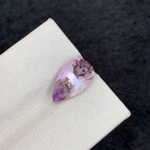 Piedra preciosa de amatista natural con corte de pera, piedra suelta de cristal curativo para la fabricación de joyas y colección. - Product Image 2