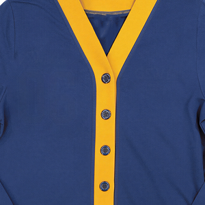 GSSH Cardigan en tricot surdimensionné unisexe bleu marine personnalisé pour homme, boutonné, en molleton brossé, idéal pour l'hiver, faible MOQ, vente directe usine - Product Image 6