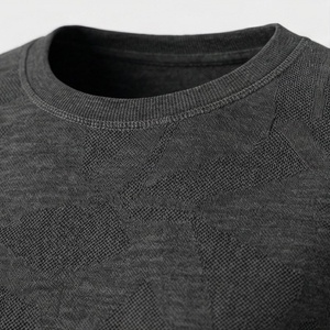 Conjunto de 2 Piezas para Mujer, Sudadera de Punto con Cuello Redondo y Manga Larga, Pantalones Deportivos de Color Sólido, Corte Regular hasta el Tobillo - Product Image 4
