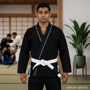 ชุดยิวยิตสูแบบเพิร์ลวีฟ BJJ กิโมโนบราซิล ปักลายปักแบบกำหนดเอง ชุดสำหรับการต่อสู้ทุกสี A0-A3 - Product Image 3