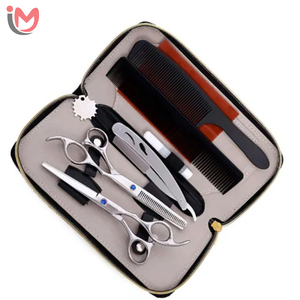 Top Quality Barber <b>Thinning</b> Shears Kit <b>Mirror</b> Polish Beautiful Barber Kits Barber Scissors Set With Comb OEM Wholesale - Product Image 1