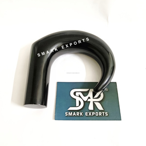 Poignée de bâton de marche en corne de buffle polie Crook Cane Head Handmade Hook Grip pour canne en bois et bâton de mobilité - Product Image 2