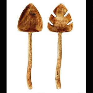 Accesorios Más Vendidos, Juego de Servidores de Ensalada de Acacia, Ecológicos, Aptos para Lavavajillas, Utensilios para Ensalada, Cocina, Hechos en India - Product Image 4