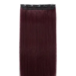Cabello Humano 100% Remy en Trama, Liso, Rojizo, con Textura de Onda Natural - Product Image 5
