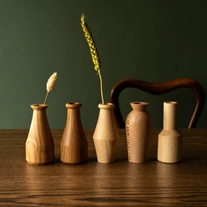 Wide Mouth Wooden <b>Table</b> Vase Open <b>Top</b> <b>Decorative</b> Flower Vase for Living Room Dining <b>Table</b> Home <b>Decor</b> and Gifting Use - Product Image 5