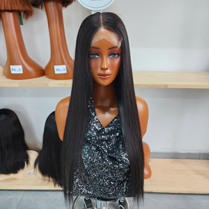 GUGU HAIR Remy Vietnamese Human Hair Lace <b>Front</b> <b>Wig</b> Transparent for Lace Natural Color Long Length All Colors Suitable - Product Image 4
