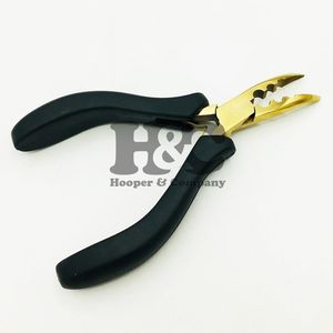 Pince à extensions capillaires Nano Micro en acier inoxydable, à 1 ou 3 trous, logo personnalisé, faible MOQ, usage commercial, salon, HOOPER COMPANY Or - Product Image 6