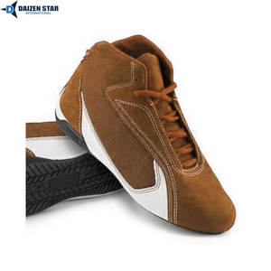 Chaussures de karting imperméables, respirantes, antidérapantes et légères avec fermeture à lacets, modèle mi-mollet/bottine, motif uni - Product Image 5