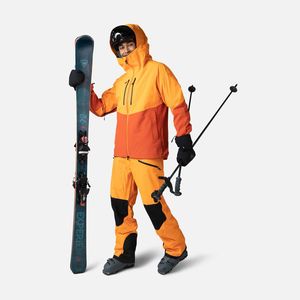 Vêtements d'extérieur pour hommes, grande taille, combinaison de ski imperméable respirante de haute qualité avec isolation en polaire, fermeture éclair -Tex, design personnalisé - Product Image 1