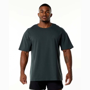 Camisetas holgadas de algodón 100% para hombre, estilo urbano, transpirables, de secado rápido, para verano. - Product Image 1