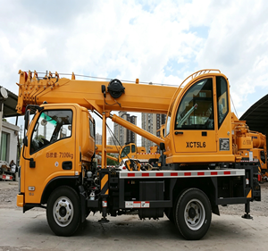 Grúa Hidráulica Compacta para Camión de 5 Toneladas, Marca TOP BRAND XCT5L6, Equipo de Elevación Móvil de Alto Rendimiento para Construcción, Caja de Cambios, Motor, Bomba - Product Image 2
