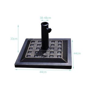 17.5 Inch Heavy-Duty Square <b>Umbrella</b> <b>Base</b> <b>Stand</b> 30 Lbs Capacity for Outdoor Patio <b>Umbrellas</b> & <b>Bases</b> - Product Image 4