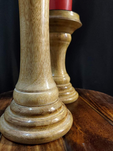 Portavelas de Madera Rústico al por Mayor para Decoración de Bodas, Portavelas de Pilar de Madera para Mesa de Salón, por MULTI CRAFT - Product Image 6