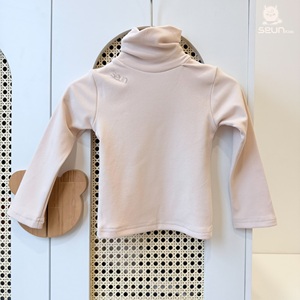 ซันคิดส์เสื้อเชิ้ตเด็กคอเต่า 10 ซม. เนื้อผ้านุ่ม ยืดหยุ่น ระบายอากาศได้ดี สไตล์เกาหลี สำหรับฤดูหนาว เด็กชายและเด็กหญิง - Product Image 3