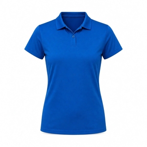 Camiseta de Pickleball de Manga Corta para Mujer, Ajustada, Transpirable, 100% Poliéster, Color Sólido, Cuello Camisero, Cierre de Botones en la Parte Delantera, Verano - Product Image 4