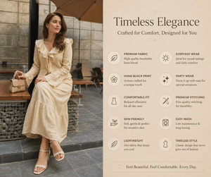 Trendy Women Beige <b>Linen</b>/Cotton One <b>Set</b> Ankle-Length Skirt V-neck Collar Long Sleeve Top Regular Skirt Suit Casual Elegant - Product Image 6