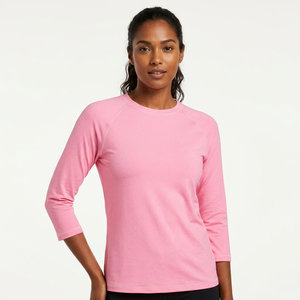 Pink UPF 50+ Rash Guard <b>Long</b> <b>Sleeve</b> Sun Protection Shirt Quick Dry Breathable <b>Swim</b> for Girls - Product Image 2