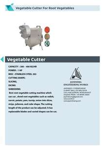 Machine à découper les légumes à racines de qualité supérieure, multi-usages, pour trancher, couper en dés et râper les légumes, disponible au prix de gros - Product Image 2