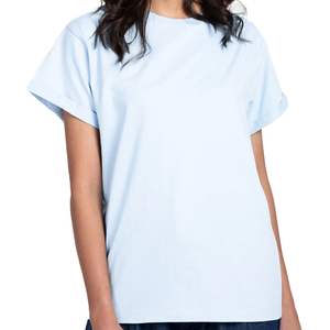 Vente en gros – T-shirt d'été pour femme à manches courtes, respirant, séchage rapide, léger, en molleton 100 % coton, anti-plis - Product Image 2