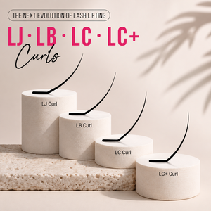 Plateaux de cils en gros Charmlash, extensions de cils en cachemire, courbure LC, cils droits, plateau mixte de correction, structure de base 2mm - Product Image 1