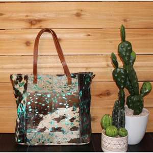 Sacs à main en cuir d'animaux naturels, sacs écologiques pour accessoires féminins, fabriqués en Inde - Product Image 1