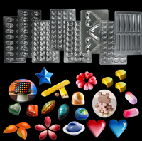 Ensemble de moules à gâteau en silicone personnalisés, forme géométrique, ours, ballon de football, cœur, coquille, plateau de cuisson pour chocolat et fondant