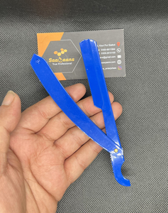 มีดโกนหนวดคุณภาพดีระดับมืออาชีพจากตุรกี ยี่ห้อ Saaqaans Enterprises รุ่นใหม่ สำหรับร้านตัดผม โกนหนวดตรงสไตล์โมเดิร์น สำหรับผู้ชาย ทำจากสแตนเลส - Product Image 1