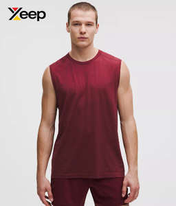 เสื้อกล้ามออกกำลังกายผู้ชาย XEEP รุ่น XC-GTT-52 คุณภาพสูง ระบายอากาศได้ดี แห้งเร็ว พิมพ์ลายแบบ Heat-Transfer ผ้าถัก 100% คอตตอน คอกลม ด้านหน้า - Product Image 1