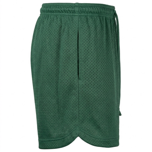 Shorts de sport pour hommes en gros, simple couche, couleur unie, respirants, séchage rapide, imperméables, coupe-vent, taille élastique, haute qualité, personnalisables - Product Image 6