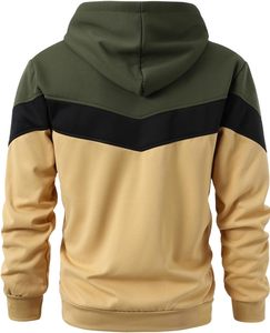 Nouvelle Arrivée 2025 – Sweat à Capuche Homme Personnalisé avec Logo, 100% Coton Biologique Respirant, Col Zippé et Impression Automne en Relief - Product Image 1