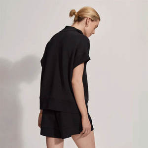 Chemises polo pour femmes à manches courtes, protection solaire, vente en gros personnalisée, pour activités de plein air - Product Image 3