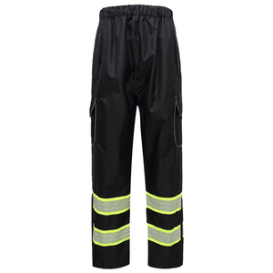 กางเกงทำงานนิรภัยแบบหลายกระเป๋า ผลิตจากโพลีเอสเตอร์ สำหรับผู้ชาย ความปลอดภัยสูง เหมาะสำหรับงานก่อสร้าง - Product Image 6