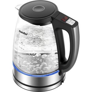 Electric <b>Kettle</b> Glass Tea <b>Kettle</b> with <b>Temperature</b> <b>Control</b> 6 Presets & 2 Hr Keep Warm Fast Heating 304 Stainless Steel - Product Image 1