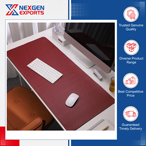 Alfombrilla de Ratón para Juegos de Cuero PU Antideslizante, Resistente al Agua, de Alta Durabilidad y Calidad Superior, Última Llegada de Stock, India - Product Image 2