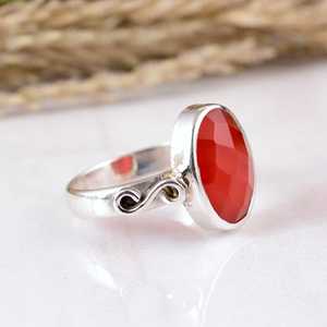 SHYAM JEWELRY 925 Sterling <b>Silver</b> Rainbow Moonstone Oval Shape Boho Handmade Matte <b>Adjustable</b> Bezel Set Unisex Wedding <b>Ring</b> - Product Image 2