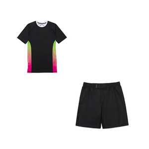 Conjunto de Rashguard y Pantalones Cortos de Artes Marciales Mixtas (MMA) Transpirables, Personalizados con Marca, Unisex, Ligeros, de Poliéster y Spandex, para Grappling y Fitness - Product Image 6