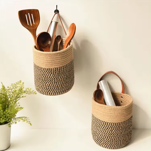Decorative Jute <b>Tree</b> <b>Pot</b> – Eco Friendly Natural Fiber <b>Plant</b> <b>Pot</b> Cover for Modern and Traditional Homes - Product Image 6