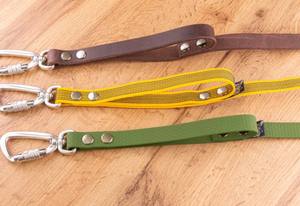 Laisse pour chien à double poignée : mousqueton à verrouillage rotatif, longueur personnalisable - Product Image 3