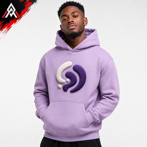 Sudadera con capucha Best Men Puff Printing con estampado texturizado, tela cómoda y estilo contemporáneo para la colección de moda urbana. - Product Image 5