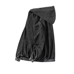 Wholesale Custom Streetwear 100% Cotton 200gsm Oversized Vintage Acid Wash <b>Hoodie</b> 2026 - Product Image 3