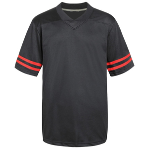 Maillot de football style vintage en mélange de spandex respirant, logo personnalisé par transfert thermique, fournisseur OEM, vêtements de sport professionnels - Product Image 1