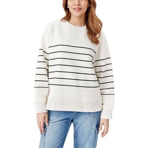Pull à col rond à manches longues en laine mérinos mélangée de haute qualité avec logo personnalisé en gros pour femmes - Product Image 1